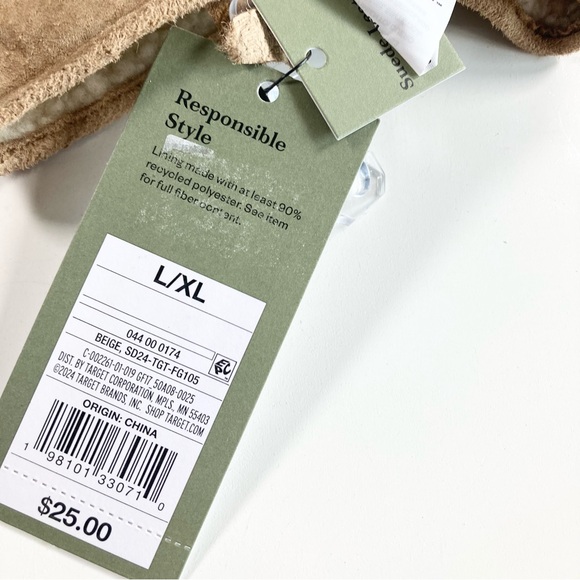 Goodfellow & Co Tan Suede Gloves with Textured Grip - Picture 8 of 12